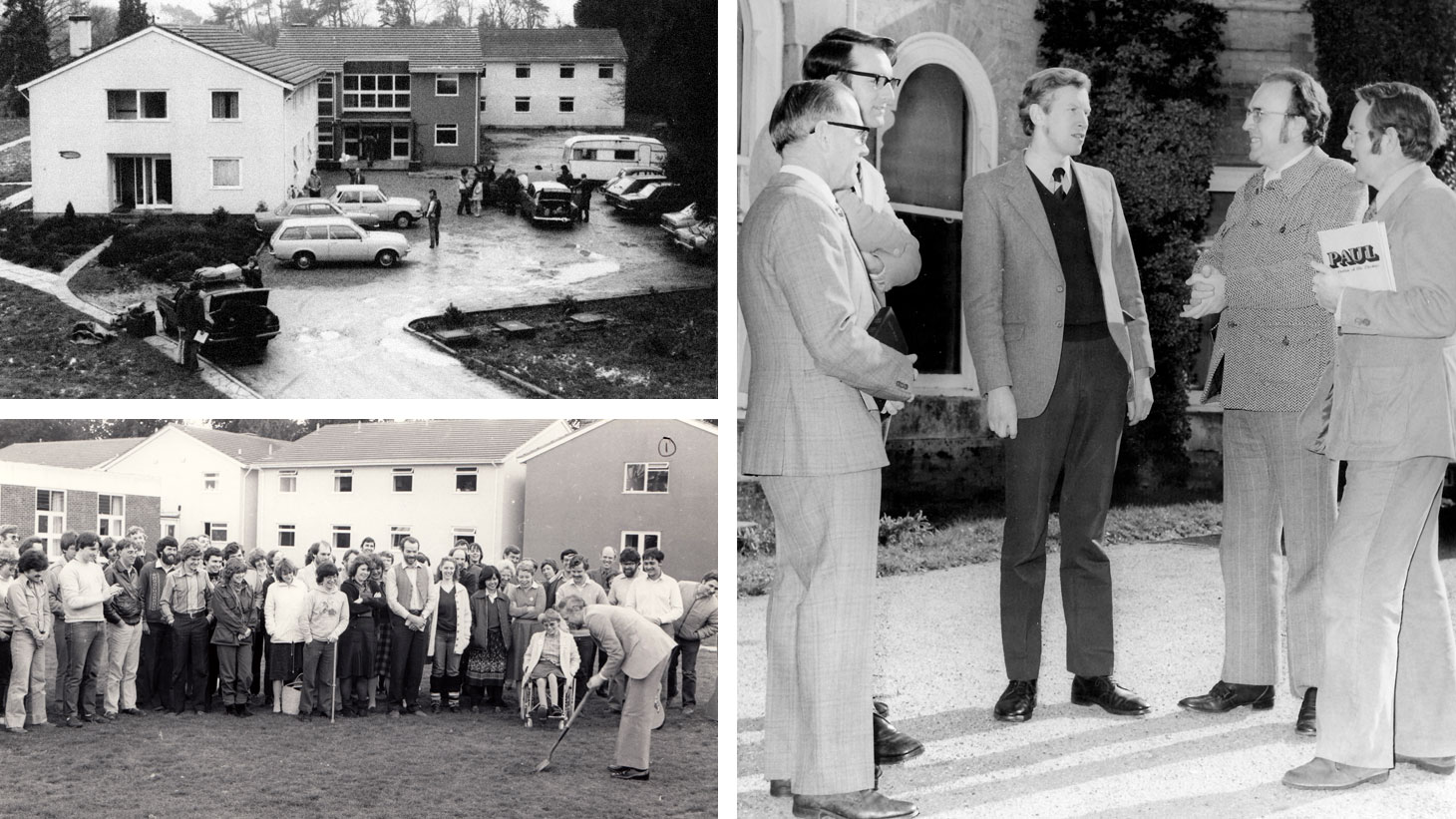 New Cedars accommodation block; Dr Derek Copley