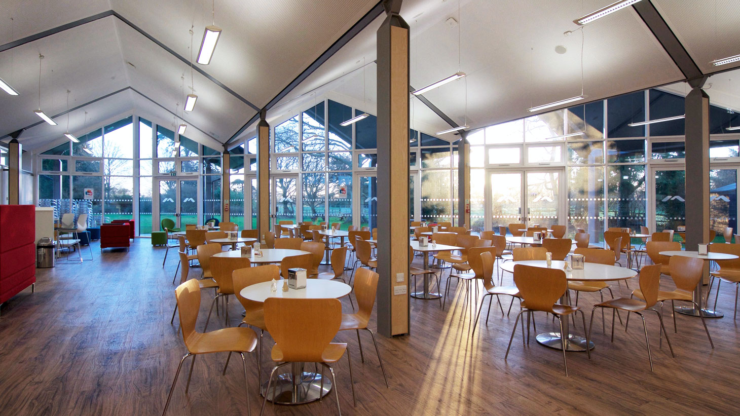 The Hub dining room