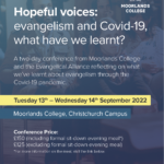 Hopeful voices: evangelism and Covid-19, what have we learnt?
